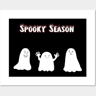 Three ghosts in Spooky Season Posters and Art